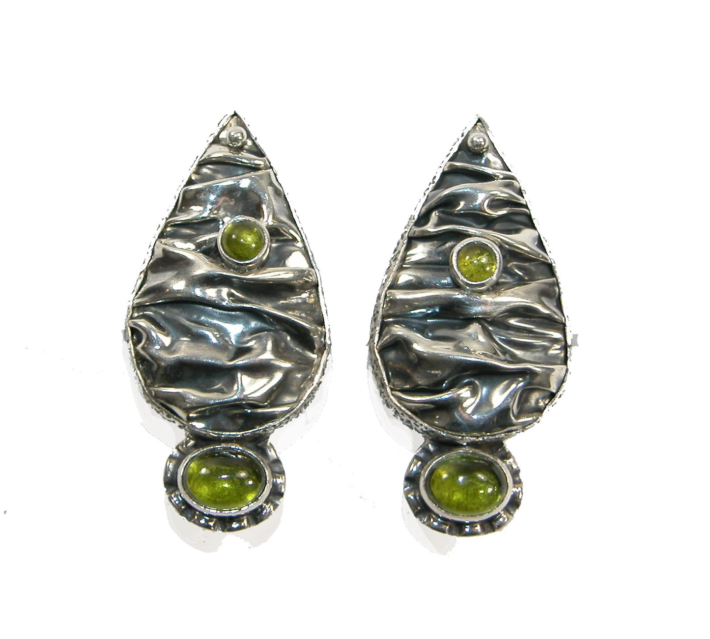 Peridot Sterling Silver Earrings