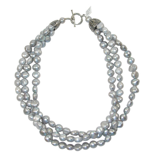 31642 Freshwater Pearl Sterling Silver Necklace