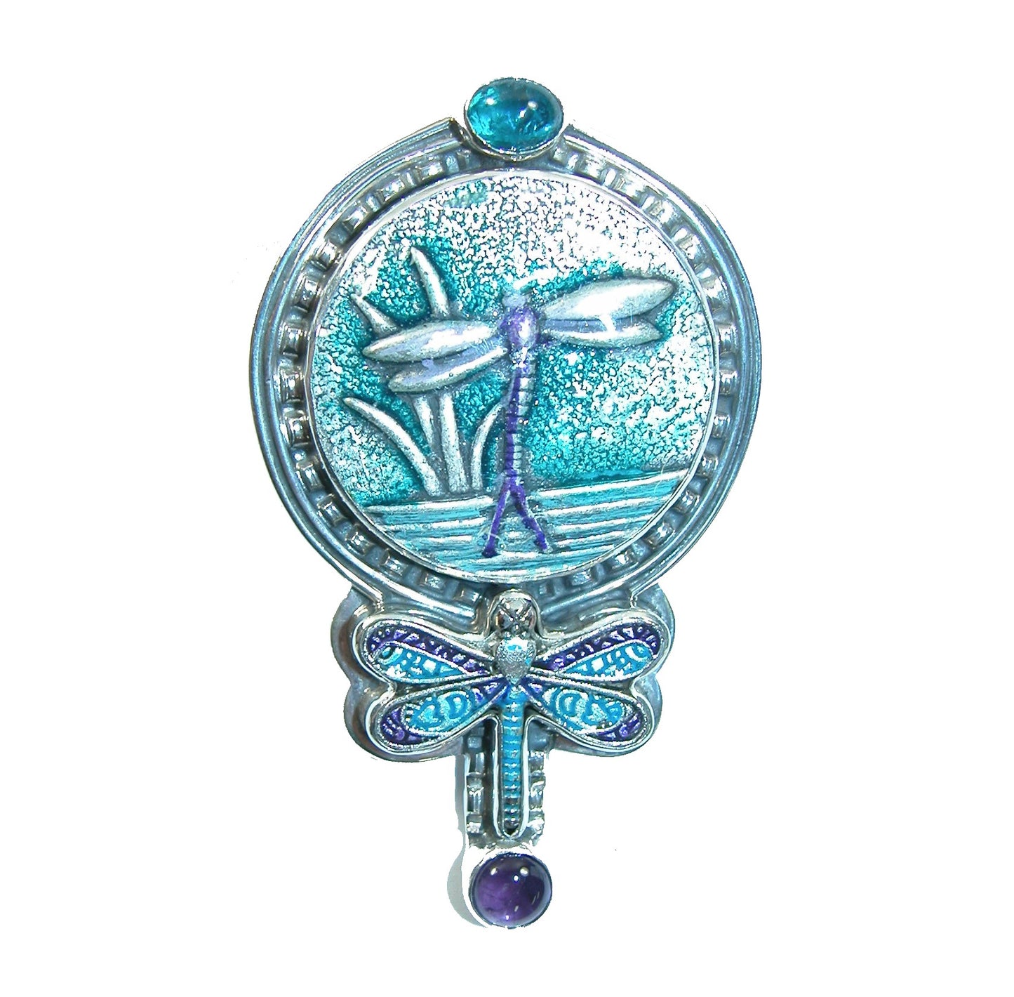 31656 Dragonfly Sterling Silver Pin and Pendant
