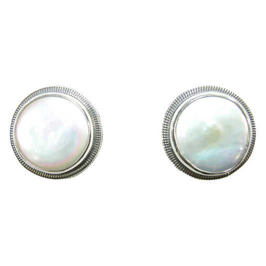 Freshwater Pearl on Sterling Silver Earring