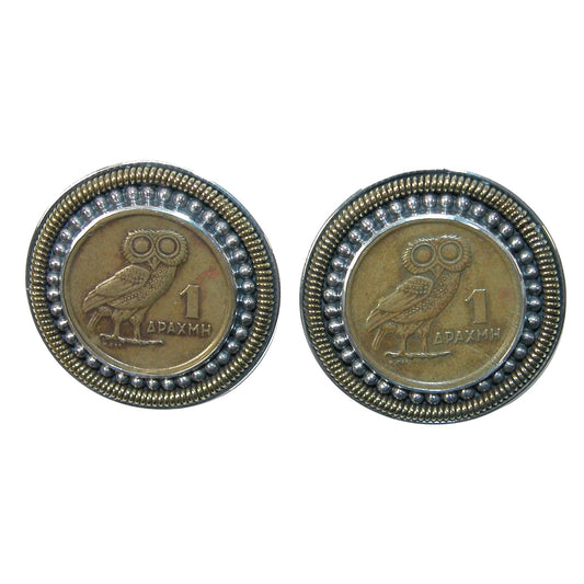 31507 Collectible Coin Sterling Silver Earrings