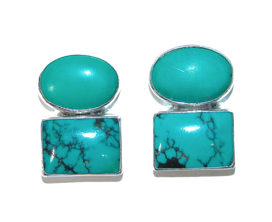 32383 Turquoise Sterling Silver Earrings
