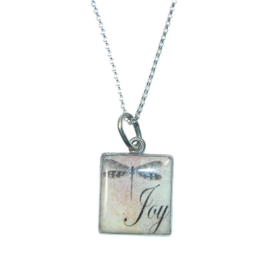 32399 Hand Made Tile Sterling Silver Necklace