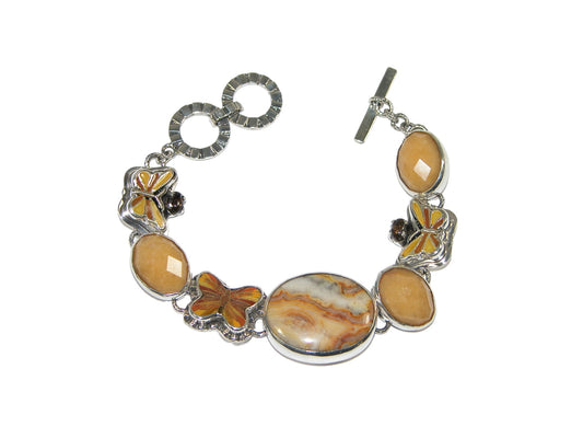 Brown Bronze Agate Bracelet