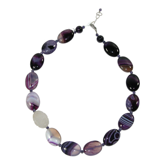 Amethyst Sterling Silver Necklace