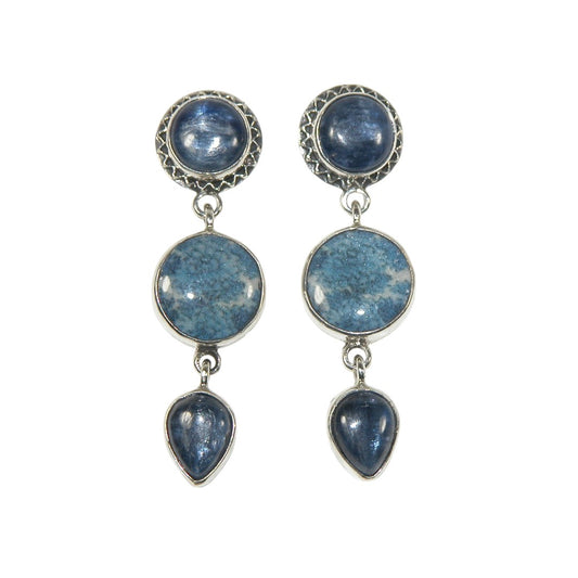 33101 Sodalite Sterling Silver Earrings