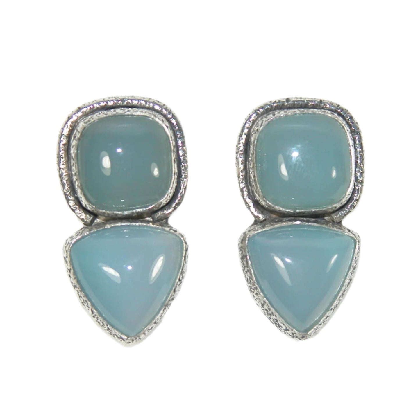 32891 Angelite Sterling Silver Earrings