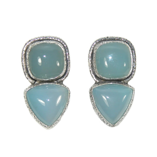 32891 Angelite Sterling Silver Earrings