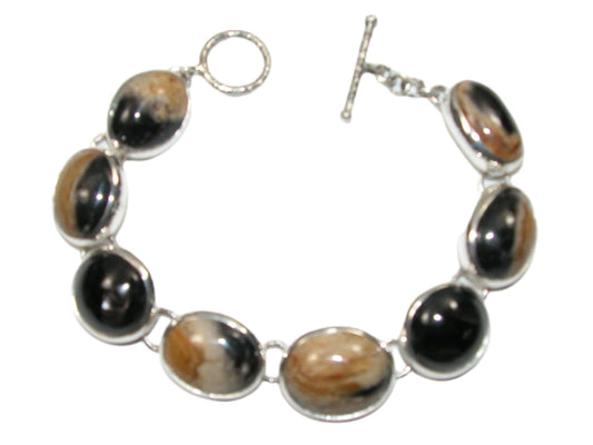 Brown Bronze Agate Bracelet