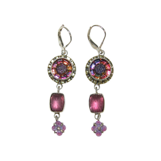 33220L Celestial Quartz, Sterling Silver Earrings
