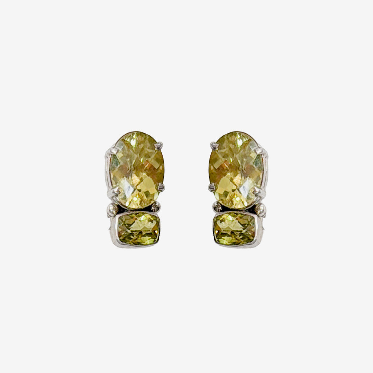 33458 Lemon Citrine, Celestial Quartz Earrings