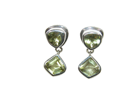 33104 Lemon Citrine Sterling Silver Earrings