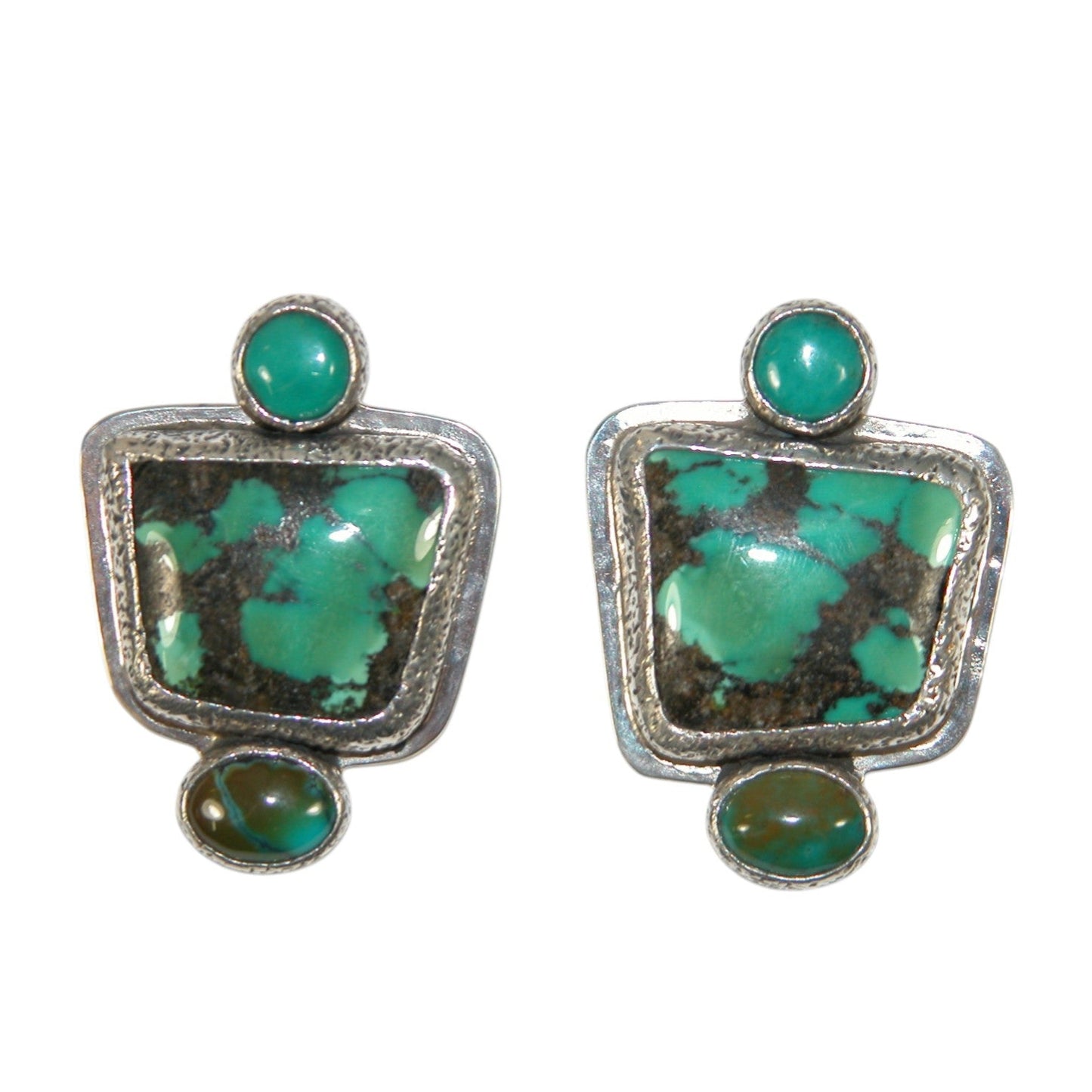 34129 Turquoise Sterling Silver Earrings