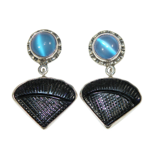 34131 Iolite Sterling Silver Earrings
