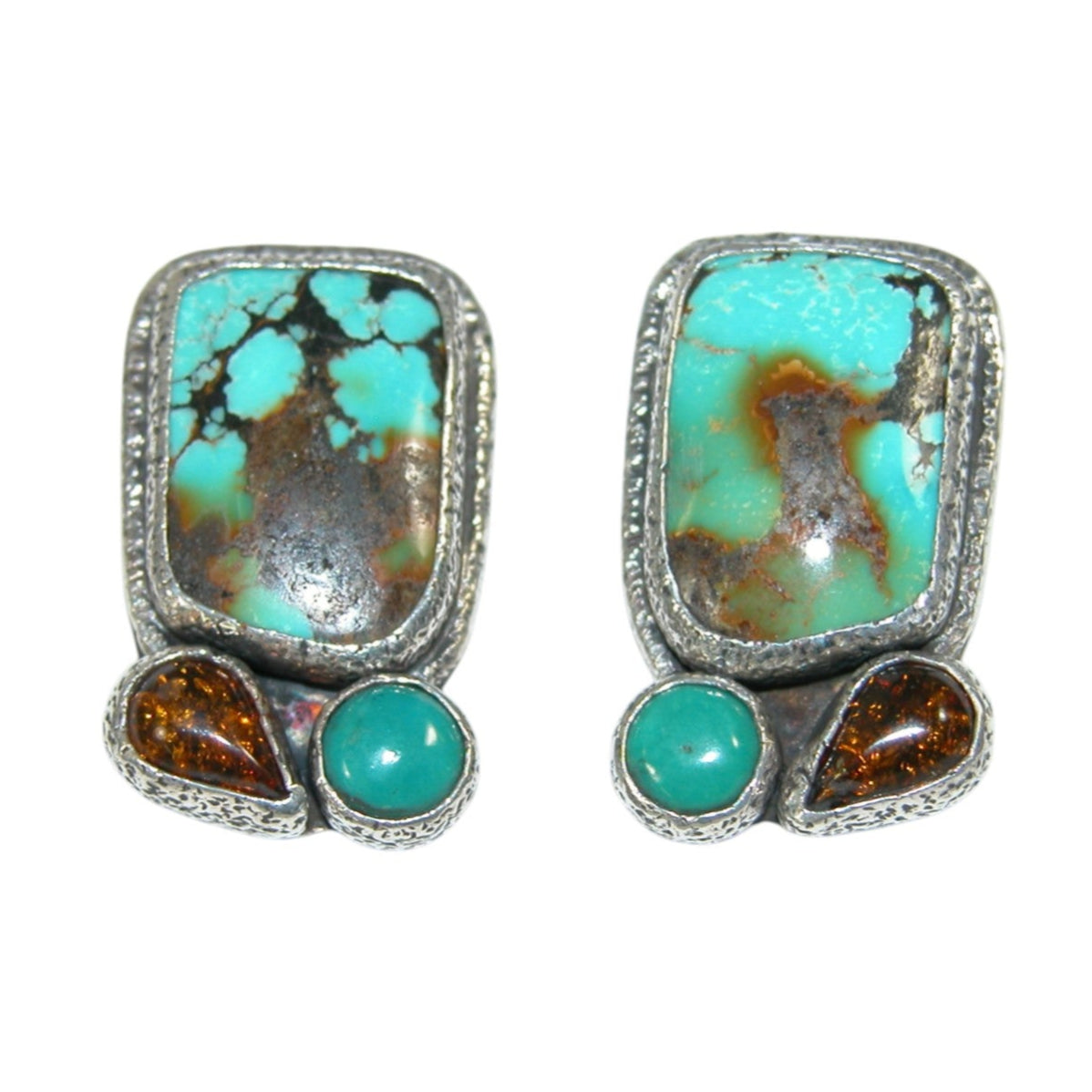 34136 Turquoise Sterling Silver Earrings