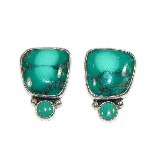 34137 Turquoise Sterling Silver Earrings