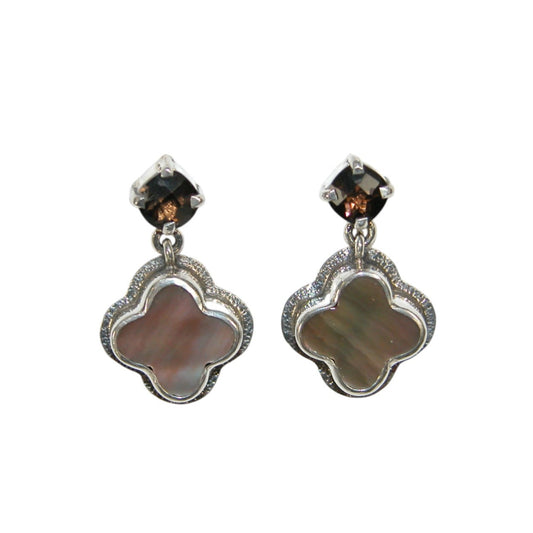 34140 Mother of Pearl Sterling Silver Earrings