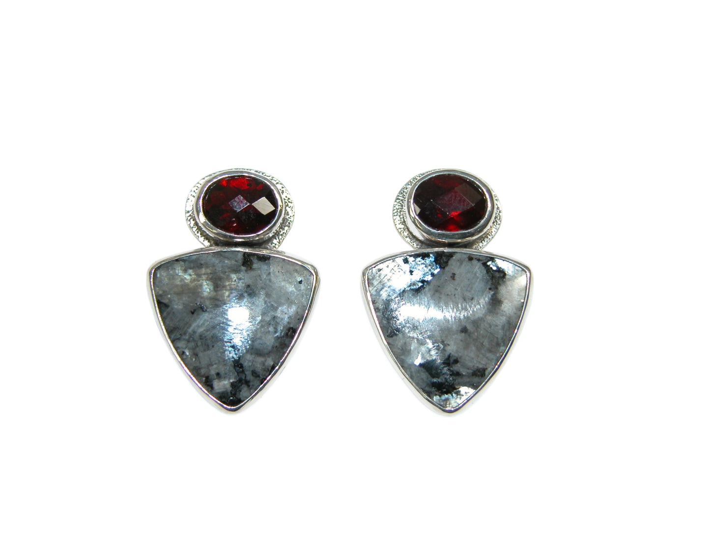34146 Norwegian Moonstone Sterling Silver Earrings