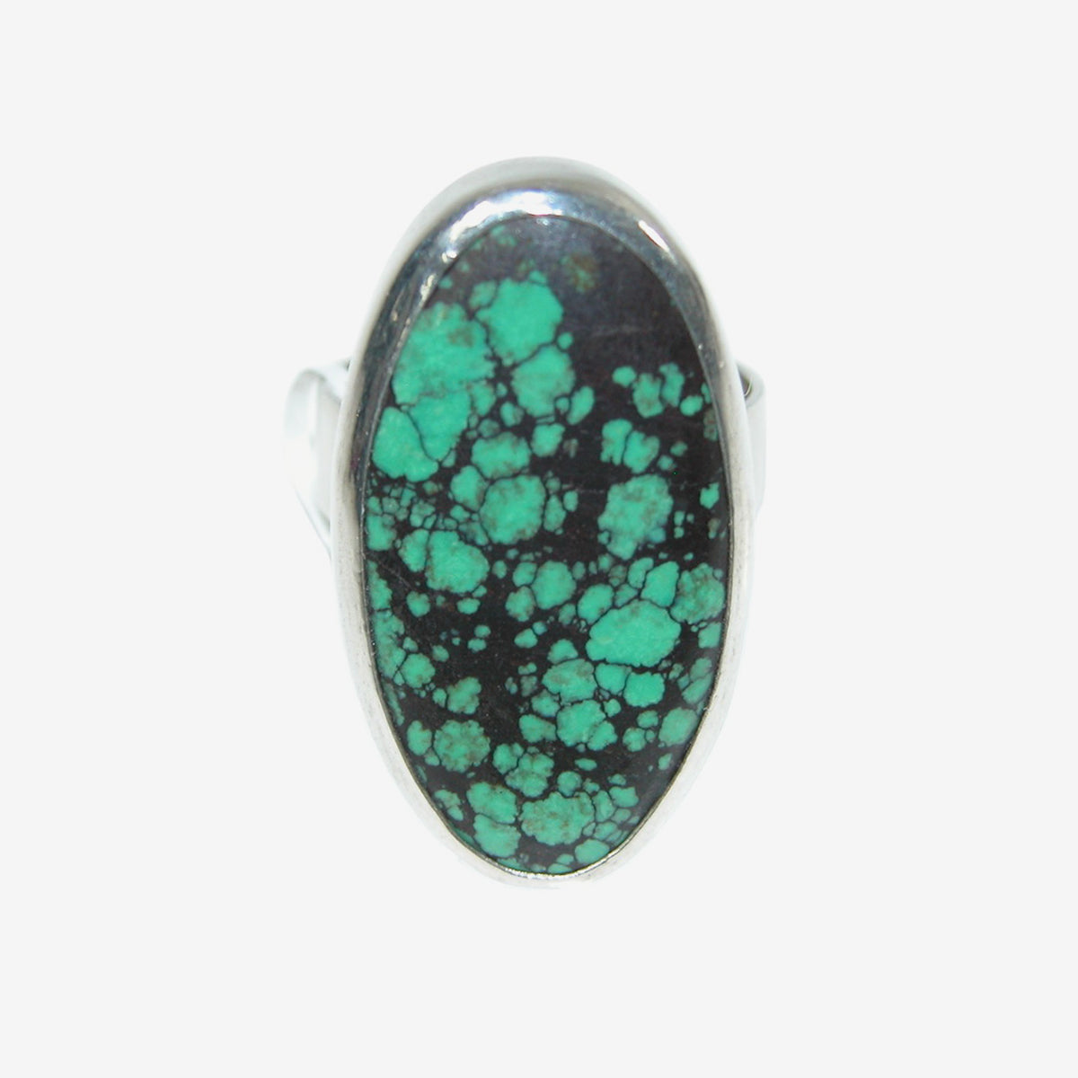 34171 Turquoise Resizable Sterling Silver Ring