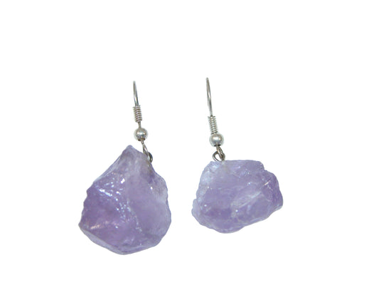 34213 Amethyst Dangle Earrings