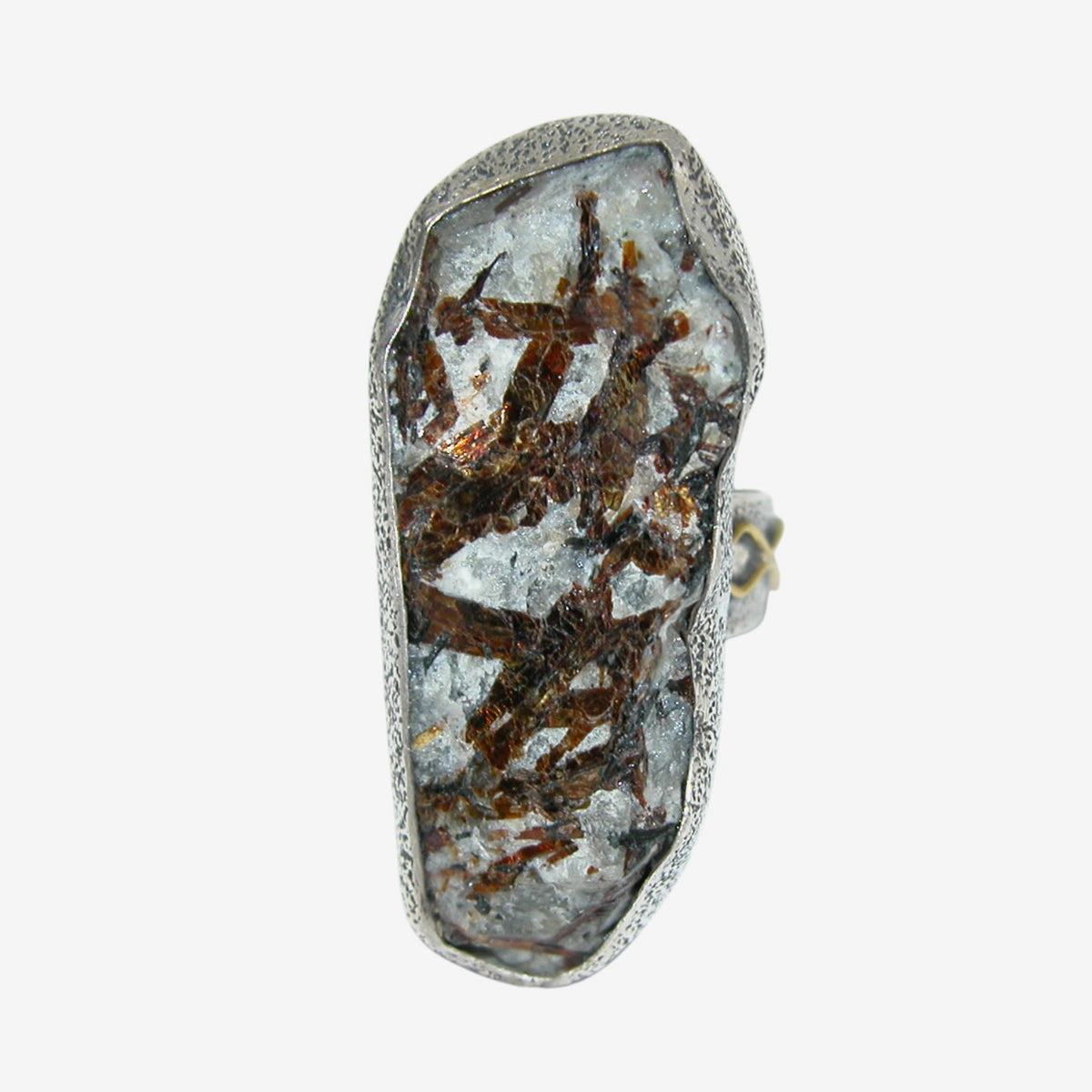 34338 Astrophyllite Sterling Silver Ring