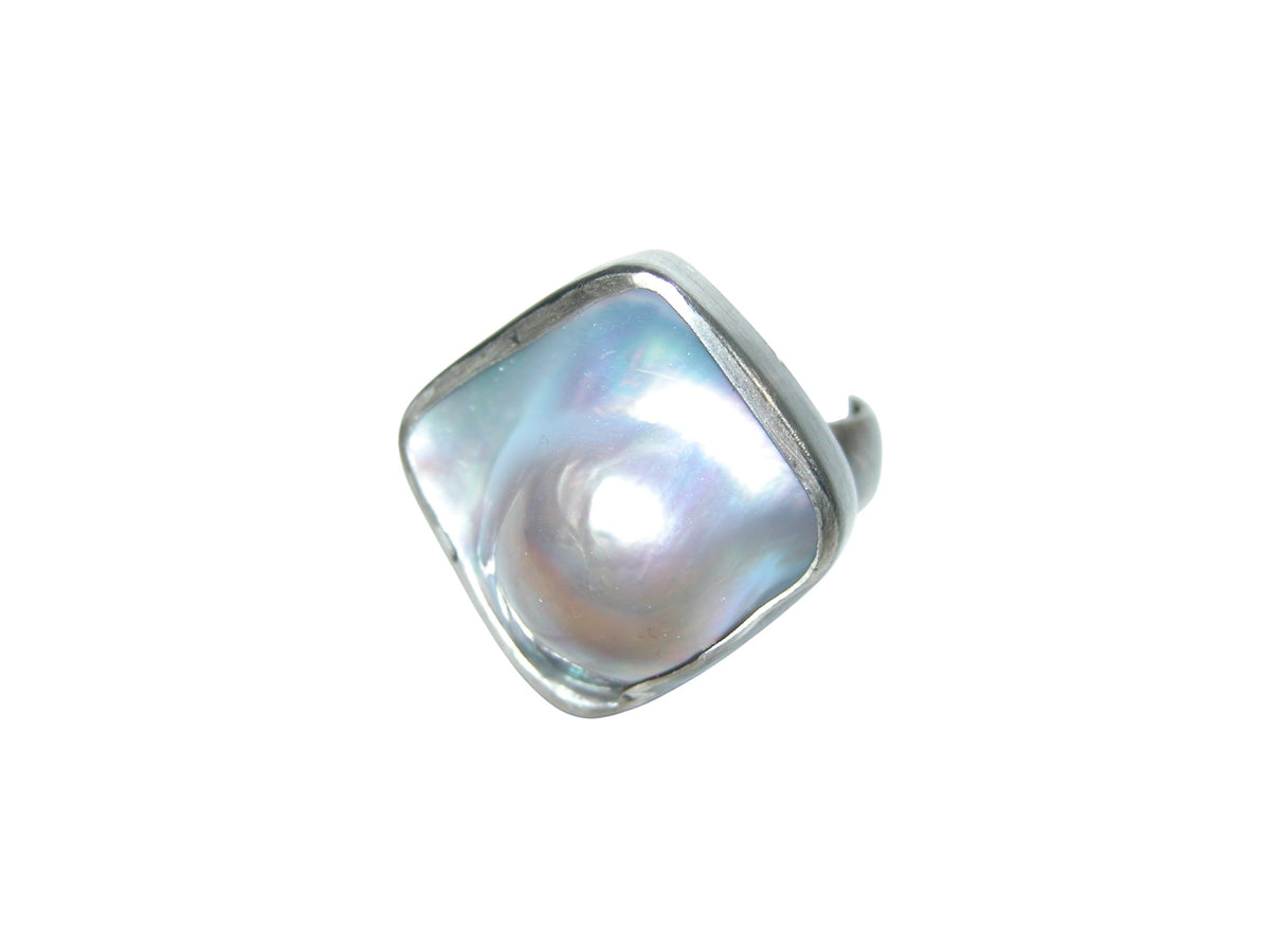 34522 Freshwater Pearl Sterling Silver Ring