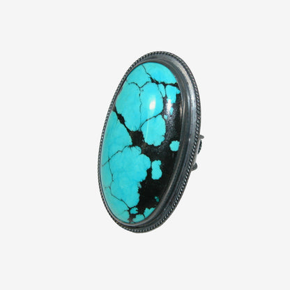 34524 Turquoise Sterling Silver Ring