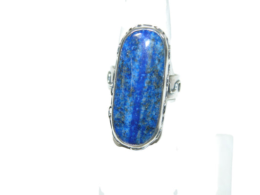 34530B Lapis Sterling Silver Ring