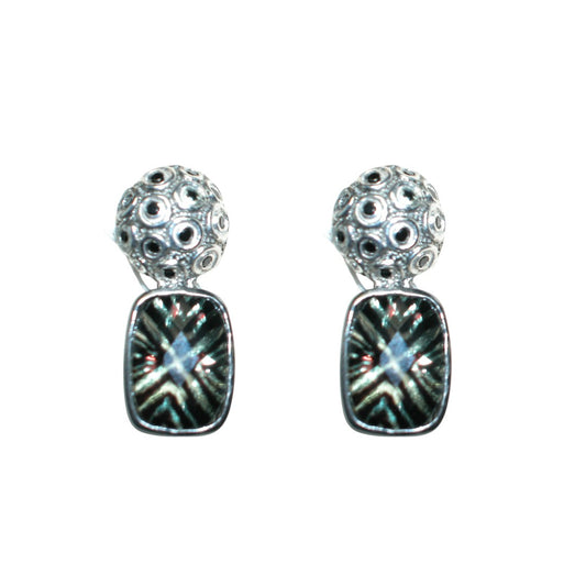 3463 Quartz Sterling Silver Earrings