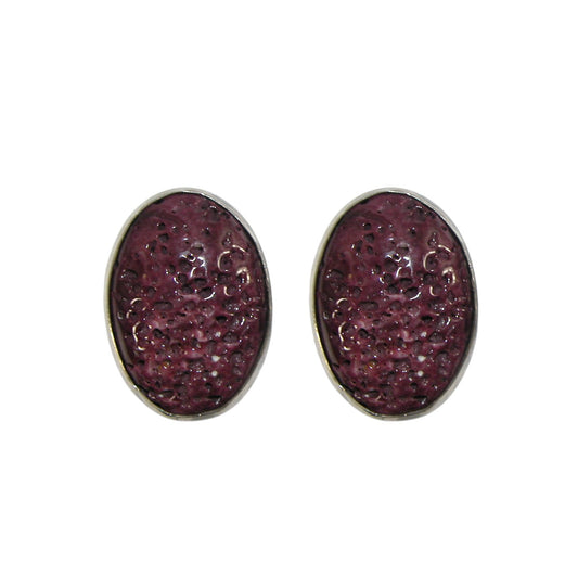 3571 Spiney Oyster Sterling Silver Earrings