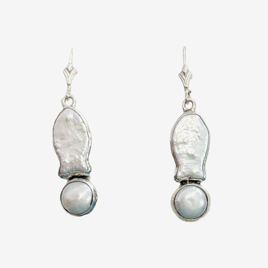 39559L Freshwater Pearl Earrings