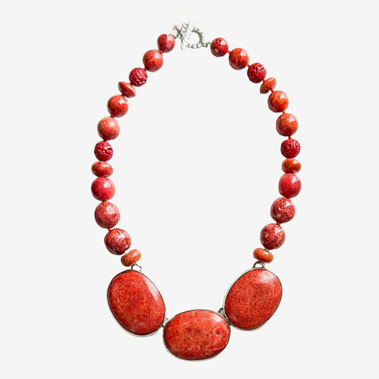 39601 Apple Coral Necklace