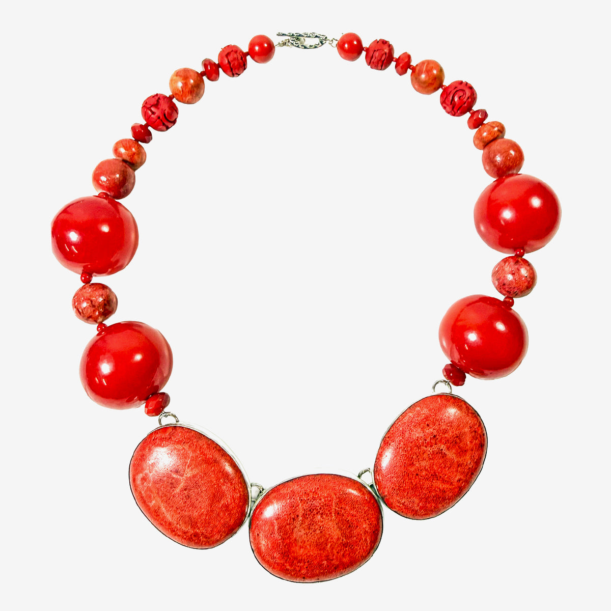 39601 Apple Coral Necklace
