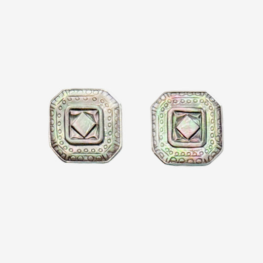 39608 Mother of Pearl Sterling Silver Earrings