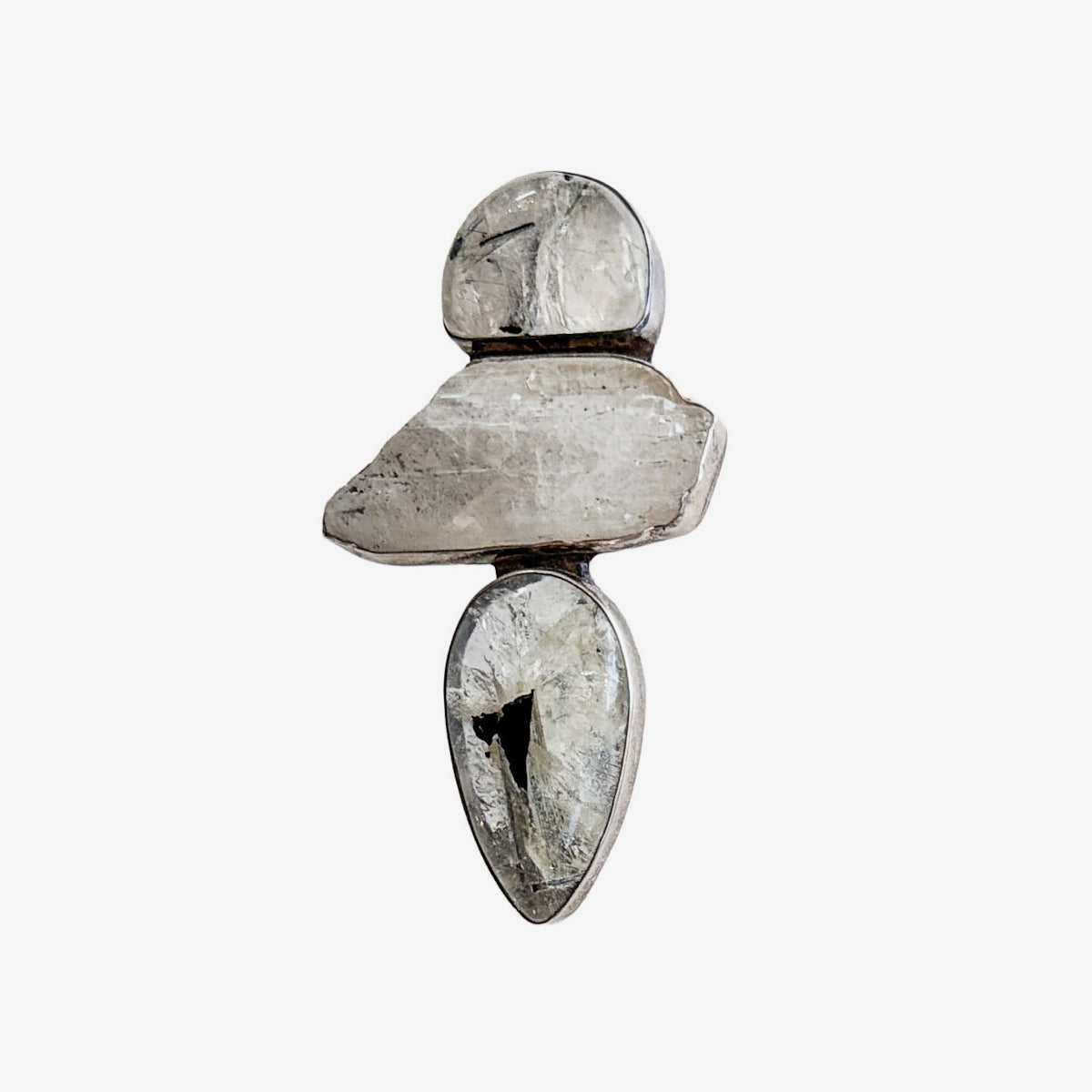39679 Tourmalated Quartz Pin / Pendant