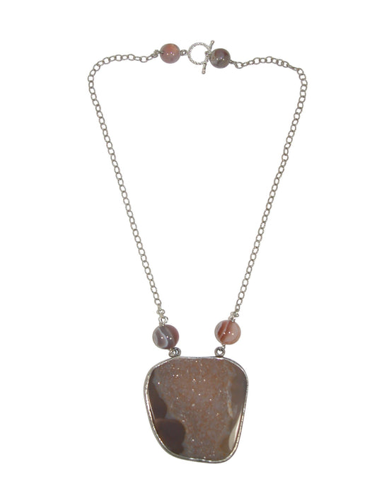 40027 Bots Agate Necklace