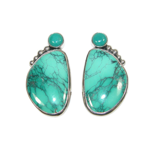 33936 Turquoise Sterling Silver Earrings