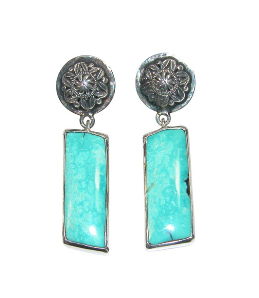 33921 Turquoise Sterling Silver Earrings