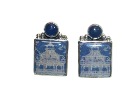 34026 Lapis Sterling Silver Earrings