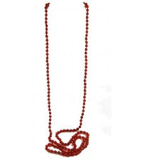60in Carnelian Bead Infinity Necklace