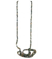 Matte Jasper Beaded Endless Necklace