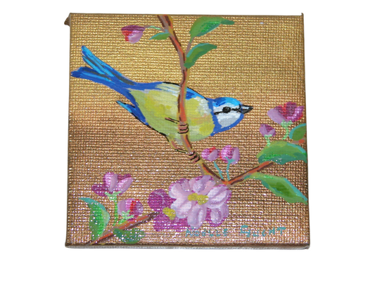 Original Acrylic Painting Art 3" X 3" ART170 by Noelle