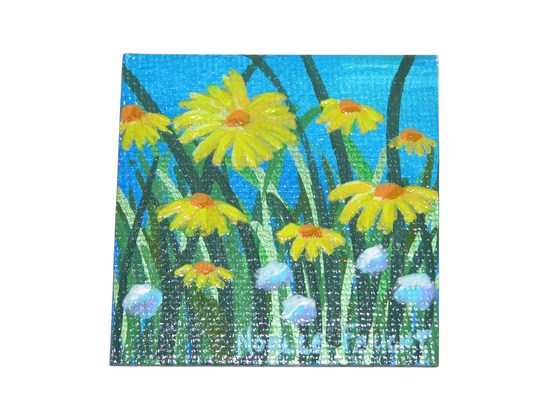 Original Acrylic Painting Art 2" X 2" ART171 by Noelle