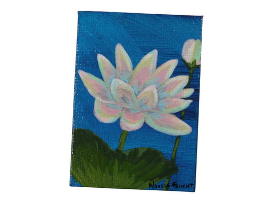 Original Acrylic Art By Noelle 2.5" X 3.5"  ART262
