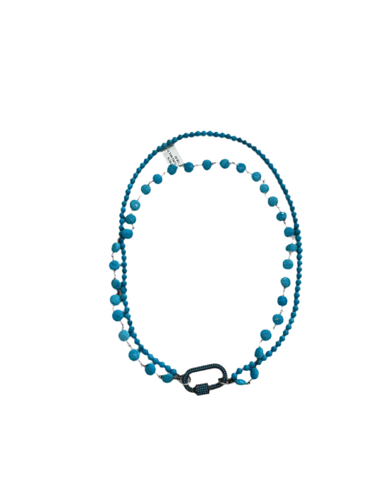22765 Turquoise Sterling Silver Necklace