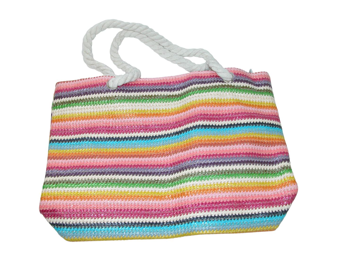 Woven Multi Color Tote GF4835