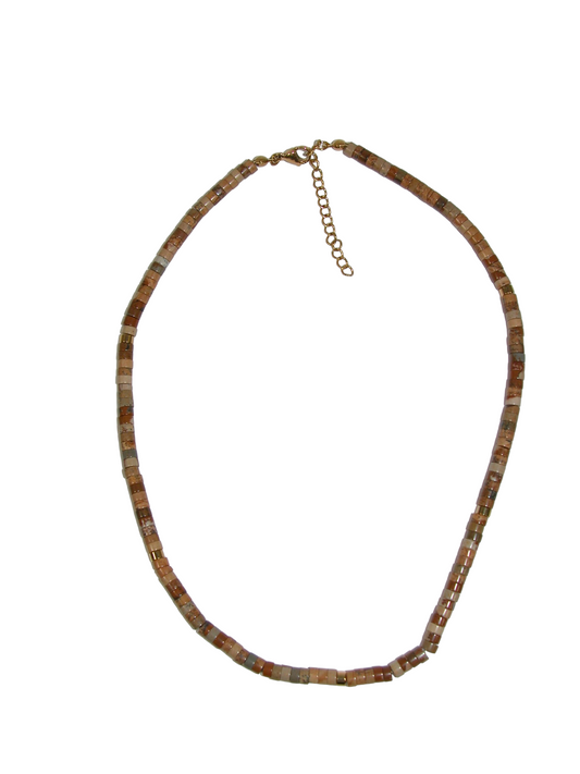 Picture Jasper Rondel Necklace GF4844