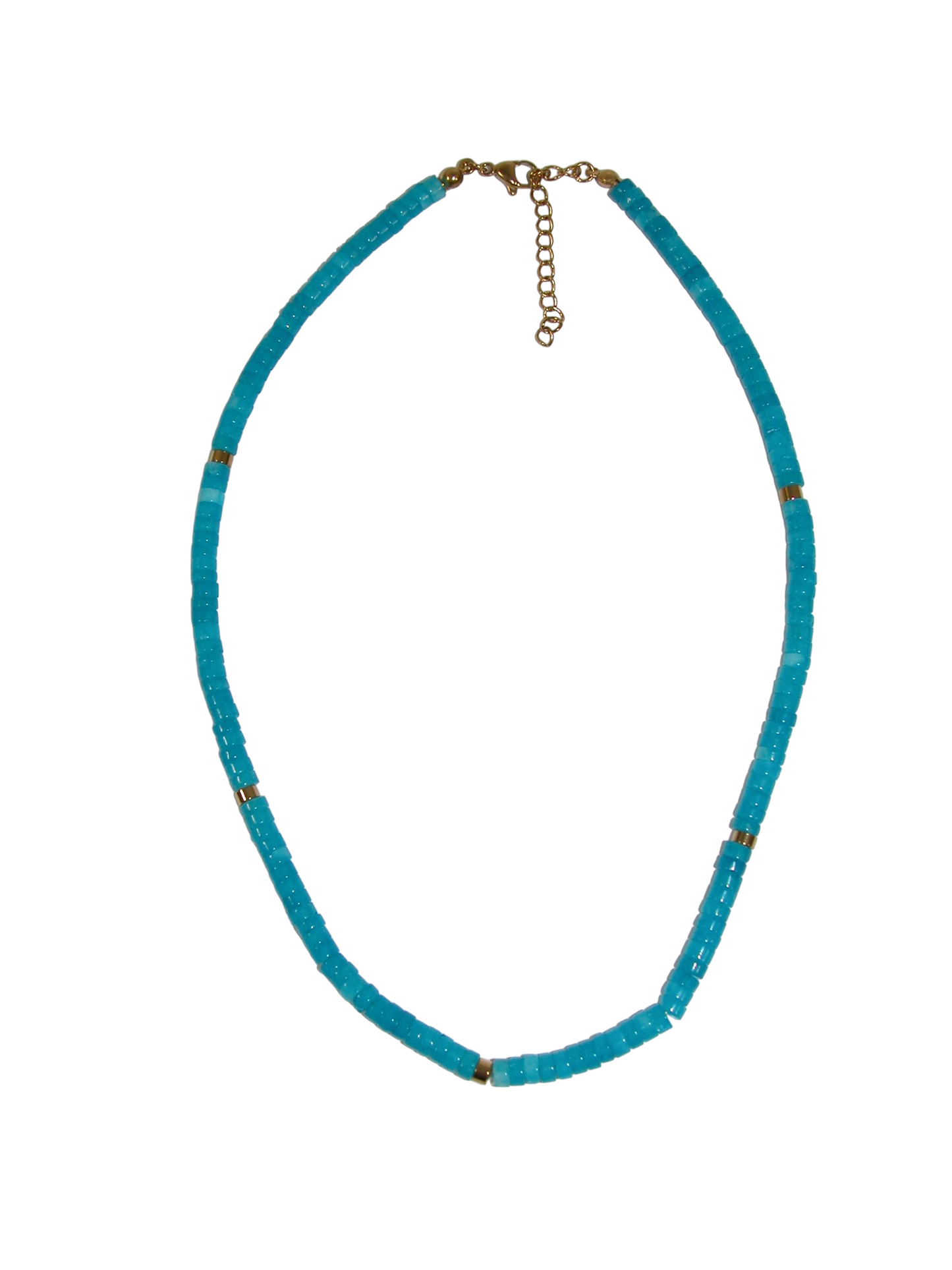 Apatite Rondel Necklace GF4839