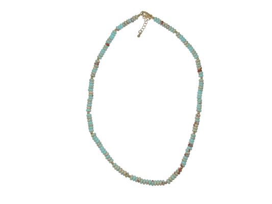 Sea Sediment Rondell Short Necklace GF4850