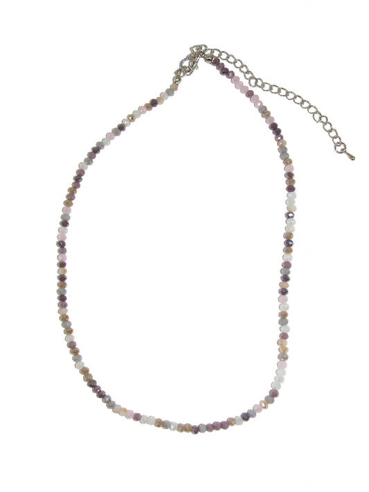 Shades of Purple Crystal Necklace GF4861